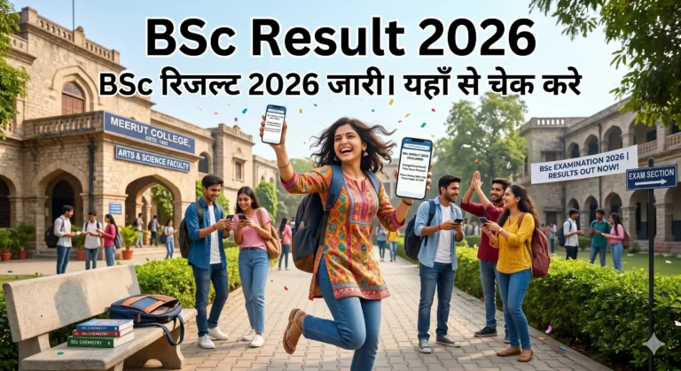 BSc Result 2026 | BSc रिजल्ट 2026 जारी, यहाँ से चेक करे